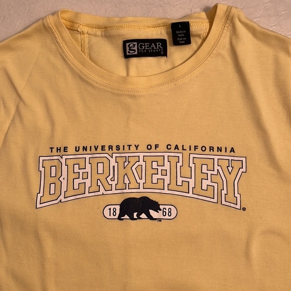 Gear University of California Berkeley light yellow short sleeve t-shirt - Picture 6 of 11